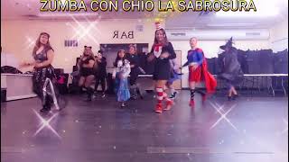 CUMBIA ZOMBIE ZUMBA CON CHIO la sabrosura [upl. by Celestyn104]