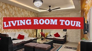 My living room tour  Living room decor Drawing room decoration New House  Daily vlogs [upl. by Nedyah534]