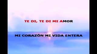 Leticia Reyes  Te di mi amor  Karaoke [upl. by Barbra548]