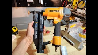 Bostitch 16 Gauge Finish Nail Gun Tool Basics SB1664FN [upl. by Rheta]