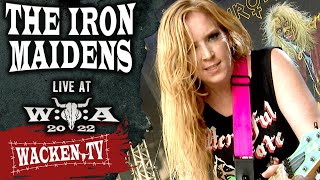 The Iron Maidens  Fear of the Dark  Live at Wacken Open Air 2022 [upl. by Anilad]