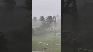 Tropical Storm Ernesto batters homes in St Kitts [upl. by Nydroj514]