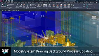 SSI 2024 R11  Background ModelSystem Drawing Updating  ShipConstructor [upl. by Ellingston]