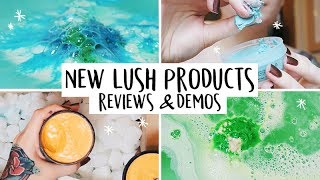 NEW Lush Product Reviews amp Demos ✨ft Jelly Bombs amp Face Masks [upl. by Sirrom]