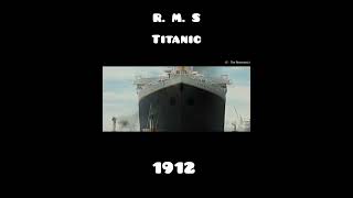 R M S Titanic 2024 vs 1912 😔 [upl. by Eiggep]