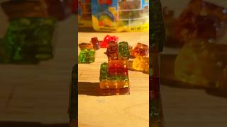 Trying Gummy Blocks for the First Time 🤯 gummy candy gummies [upl. by Rianon924]