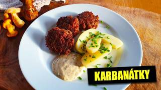 Houbové karbanátky  jednoduchý recept [upl. by Hanala]