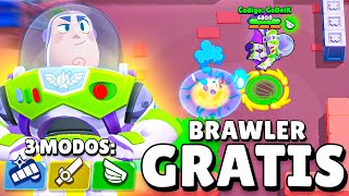 ASI ES EL NUEVO BRAWLER GRATIS BUZZ LIGHTYEAR con 3 MODOS  SNEAK PEEK de BRAWL STARS [upl. by Zephan]