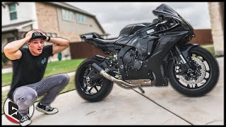 SC Project CRT Exhaust Install amp Sound Test  2020 Yamaha R1 [upl. by Routh]