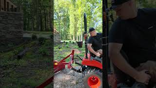 This was my first time installing an implement to my category 1 hitch on my brand new Kioti tractor [upl. by Ahtnamys190]