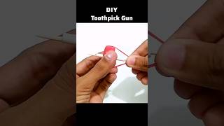 DIY  Toothpick Gun  How to make a Toothpick Shooter from a bottle cap  craft  Uzi Crafts [upl. by Fagin]