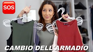 CAMBIO DELLARMADIO amp DECLUTTERING DEI VESTITI ESTIVI [upl. by Annaej41]