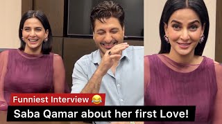 Saba Qamar’s funniest interview along with Syed Jibran for film Ghabrana Nahi Hai [upl. by Hirza]