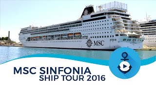 MSC Sinfonia Ship Tour post Rinascimento [upl. by Betsy]