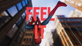 Feel It  d4vd  SpiderMan 2 Web Swinging Zero Assist [upl. by Pedaiah]