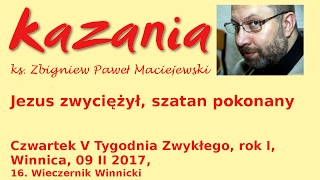 Jezus zwyciężył szatan pokonany  kazanie [upl. by Franek561]