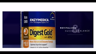 Enzymedica® Digest Gold™  Premium AllNatural Digestive Enzymes [upl. by Ivz319]