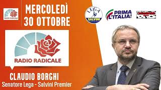 🔴 Quante polemiche per unindagine conoscitiva intervista al Senatore Claudio Borghi 30102024 [upl. by Eidak]