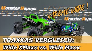 Vergleich TRAXXAS Wide XMaxx vs TRAXXAS Maxx [upl. by Keil]