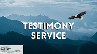 Testimony Service  Sunday AM  July 21 2024 [upl. by Leverett]