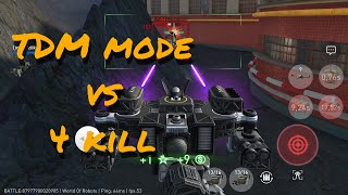 MACH3 vs kill4  FACTORY TDM  World of Robots [upl. by Airetas93]