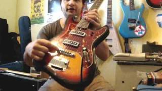 Cool Guitar of the Week60s Teisco Audition needed frets and all [upl. by Airemat]