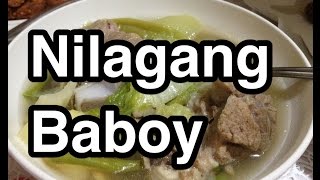 Paano magluto Nilagang Baboy Recipe  Pinoy Filipino Pork Stew [upl. by Tirza]