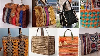 Erratic amp unique Crochet Tote Bags  Shoulder Bag Super Neat  Crochet Boho Chic Bags for women [upl. by Guinevere]