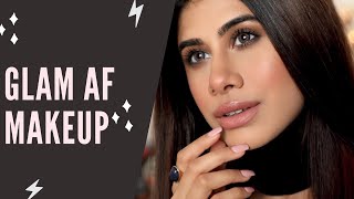 GLAM AF TUTORIAL USING ONLY DRUGSTORE PRODUCTS  Malvika Sitlani [upl. by Rozelle]