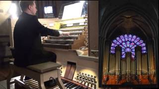 Vierne Final 1er symphonie Johann Vexo aux Grandes Orgues NotreDamedeParis [upl. by Hannus]