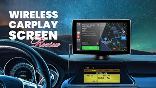 DriveLink 7quot Portable CarPlay Screen Review CarPlayAndroid Auto Screen for a Smarter Drive [upl. by Lambrecht]