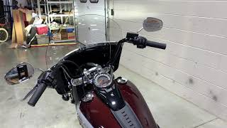 2021 Harley Davidson Heritage Midnight Crimson  Stone Washed White Pearl Walk Around [upl. by Okorih175]