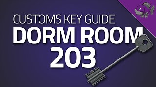 Dorm Room 203 Key  Key Guide  Escape From Tarkov [upl. by Ardnac]