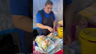 Tostadas y tacos con chanfaina en el tianguis tostadas tacos chanfaina viral parati [upl. by Bugbee]