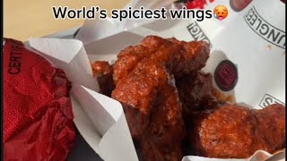 We ate World’s spiciest wings🥵Walthamstow Tour [upl. by Ydnar]