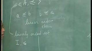 Lecture 21  Order Relations [upl. by Eugaet]