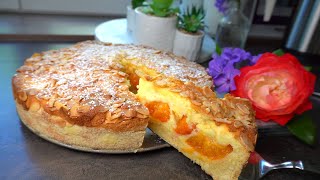 Aprikosenkuchen sehr saftig sehr lecker 😋 Ein neues köstliches Rezept 👈 [upl. by Gunning]