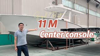 116m plate center console boat for offshore use [upl. by Azral132]