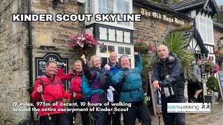 Kinder Scout Skyline challenge walk Peak District [upl. by Anej]