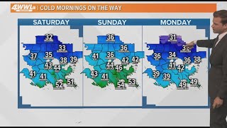 New Orleans Weather Long stretch of cold weather moves in later this week [upl. by Sami]