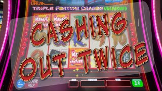 ⭐CASHING OUT TWICE⭐ 🐉TRIPLE FORTUNE DRAGON UNLEASHED🐉⭐ [upl. by Clynes]