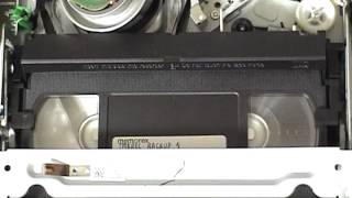 LG V194H DVDVCR combo fastforwardrewind cycle of a T120 VHS cassette [upl. by Nnaeiram589]