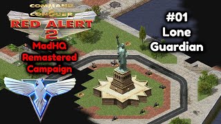 Red Alert 2  MadHQ Remastered Campaign  Allied 01  Lone Guardian Blind [upl. by Bourn21]