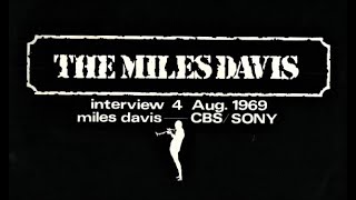 Miles Davis interview August 4 1969 [upl. by Leval841]