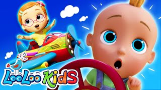 Vehicles Song 🚗🚌🚒  LooLoo Kids Fun Nursery Rhymes and Educational Songs  Explore Cars and More [upl. by French94]