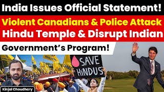 Canada Committing StateSponsored Attack On Hindus amp Indian Government Khalistani Radicals Kinjal [upl. by Akeem]