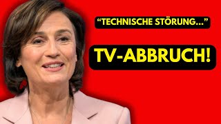 Eilmeldung Maischberger bricht Sendung wegen Alice Weidel ab [upl. by Corrine505]