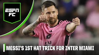 Lionel Messi scores hat trick in Inter Miami’s final game of MLS regular season  ESPN FC [upl. by Goldie]