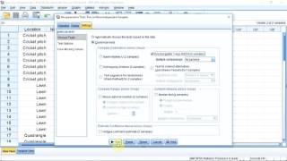 Oneway nonparametric ANOVA KruskalWallis test in SPSS [upl. by Orodisi977]