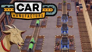 Car Manufacture  Episode 1  I Could Play This Game For Hours [upl. by Nettirb]